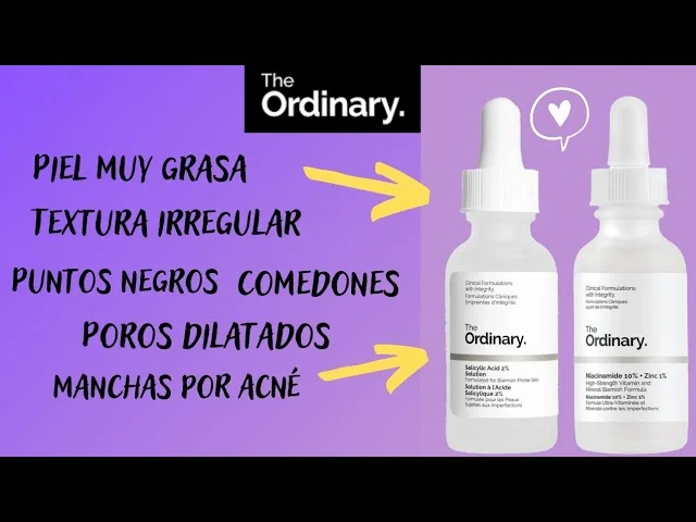 Diferencia entre el ácido salicílico y la niacinamida