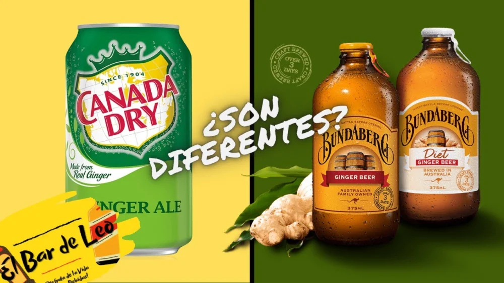 Diferencia entre Ginger Ale y Ginger Beer