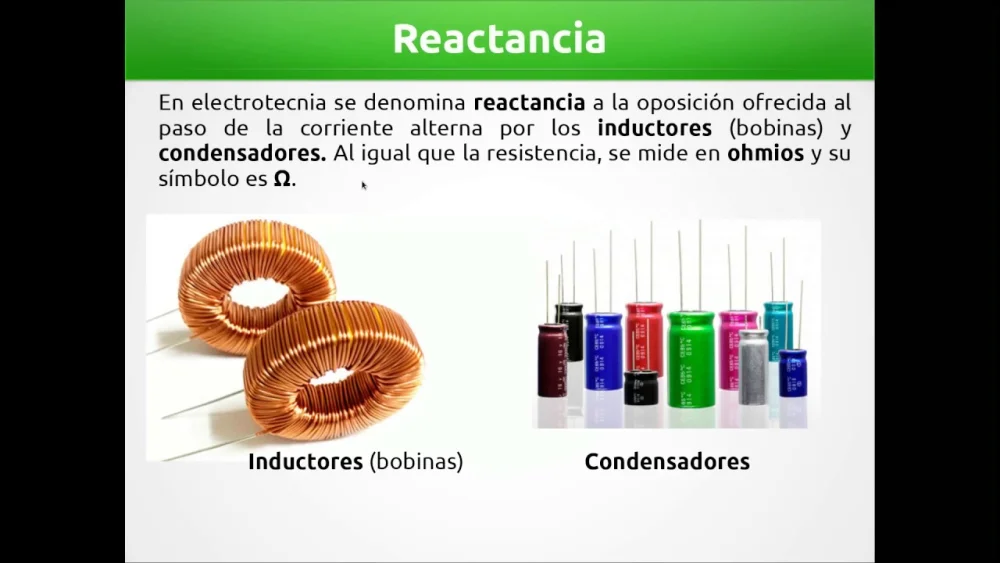 Diferencia entre resistencia y reactancia