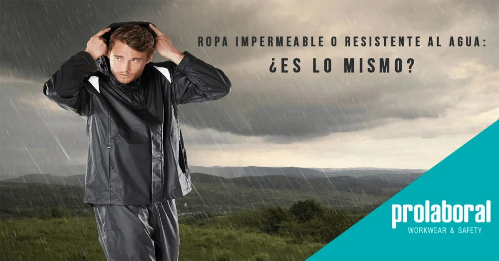 Diferencia entre resistente al agua e impermeable