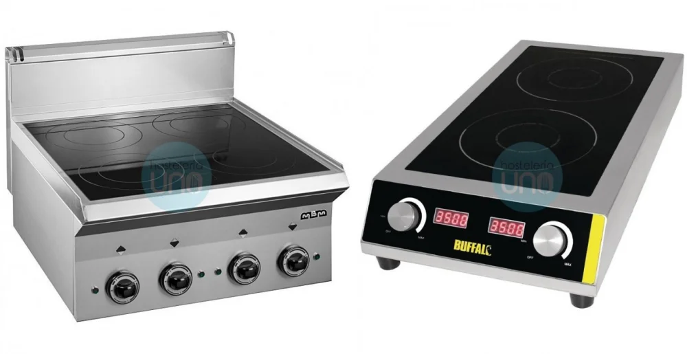 Diferencia entre una placa calefactora y una cocina de inducción