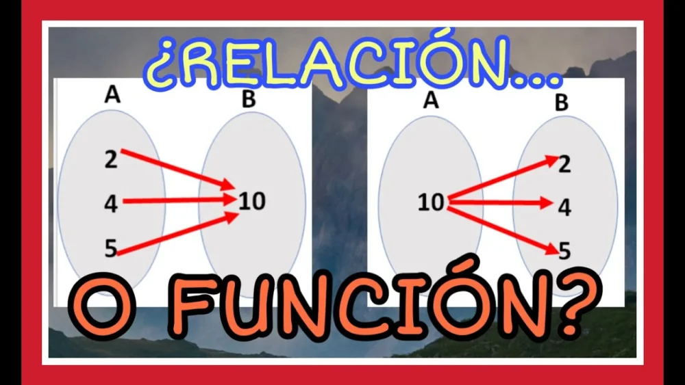 Diferencia entre una relación y una función