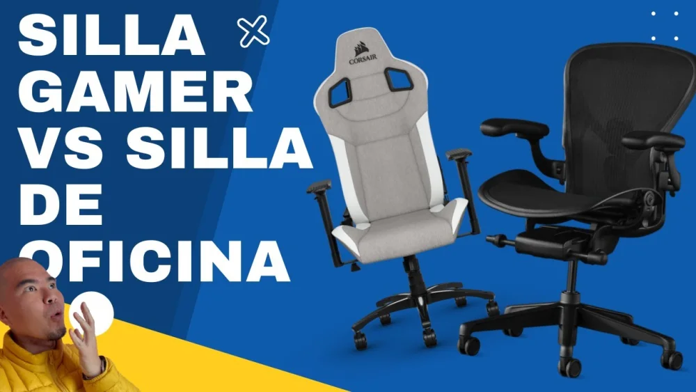 Diferencia entre una silla gaming y una silla de oficina