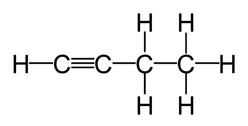 Diferencia entre 1 butino y 2 butino Ciencia