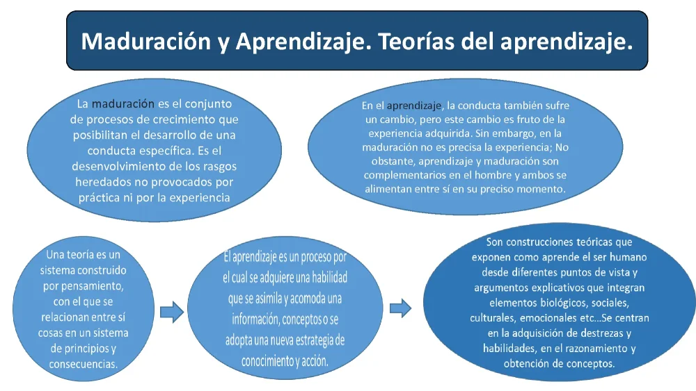 Diferencia entre aprendizaje y maduración