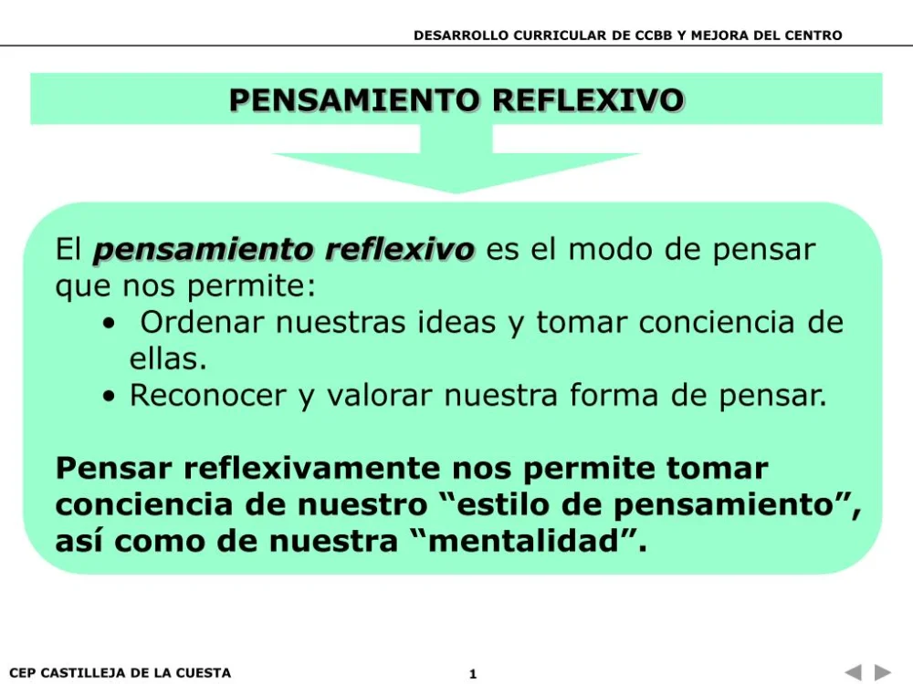 Diferencia entre el pensamiento crítico y el pensamiento reflexivo