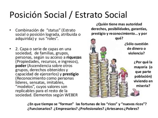 Diferencia entre estatus social y clase social