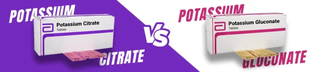 Diferencia entre gluconato de potasio y cloruro de potasio