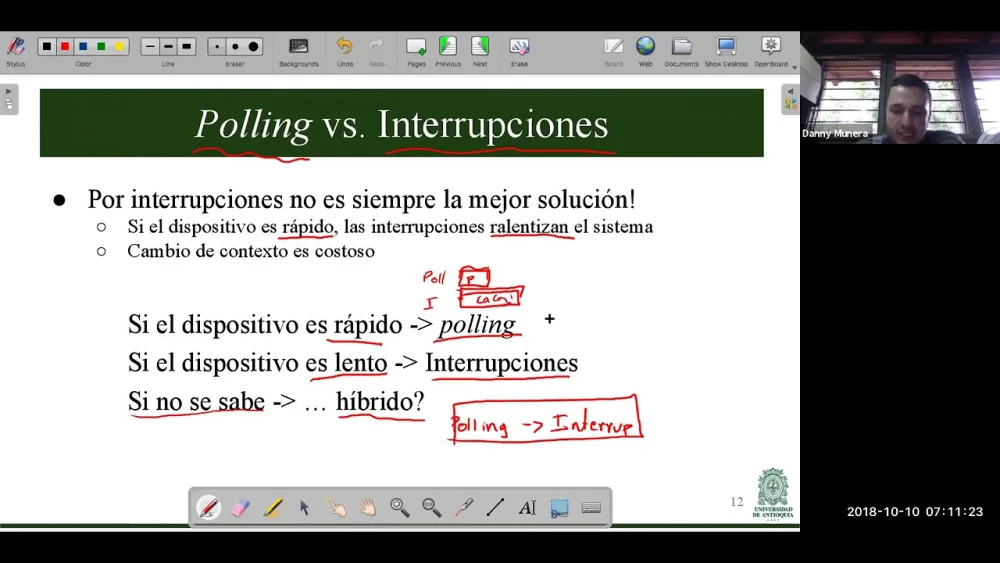 Diferencia entre interrupción y sondeo
