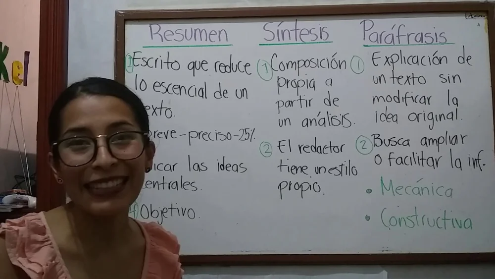 Diferencia entre resumen y paráfrasis