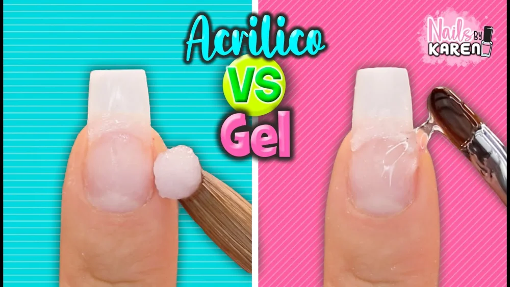 Diferencia entre uñas acrílicas y de gel