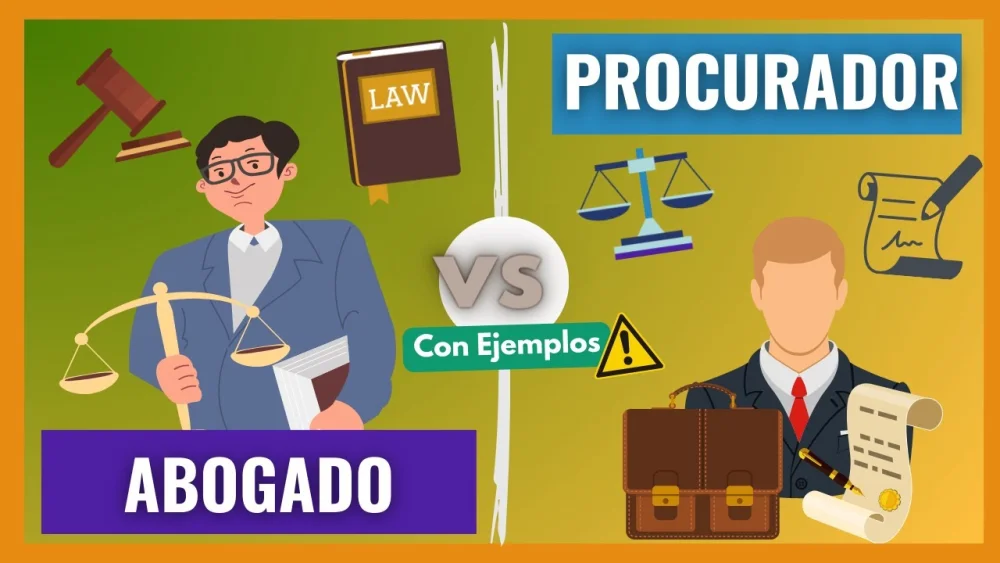 Diferencia entre abogado procurador y procurador General