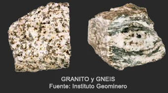 Diferencia entre gneis y granito