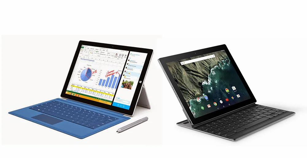 Diferencia entre Google Pixel C y Microsoft Surface Pro