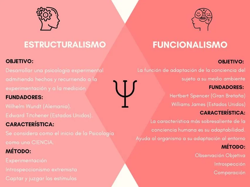 Diferencia entre estructuralismo y funcionalismo