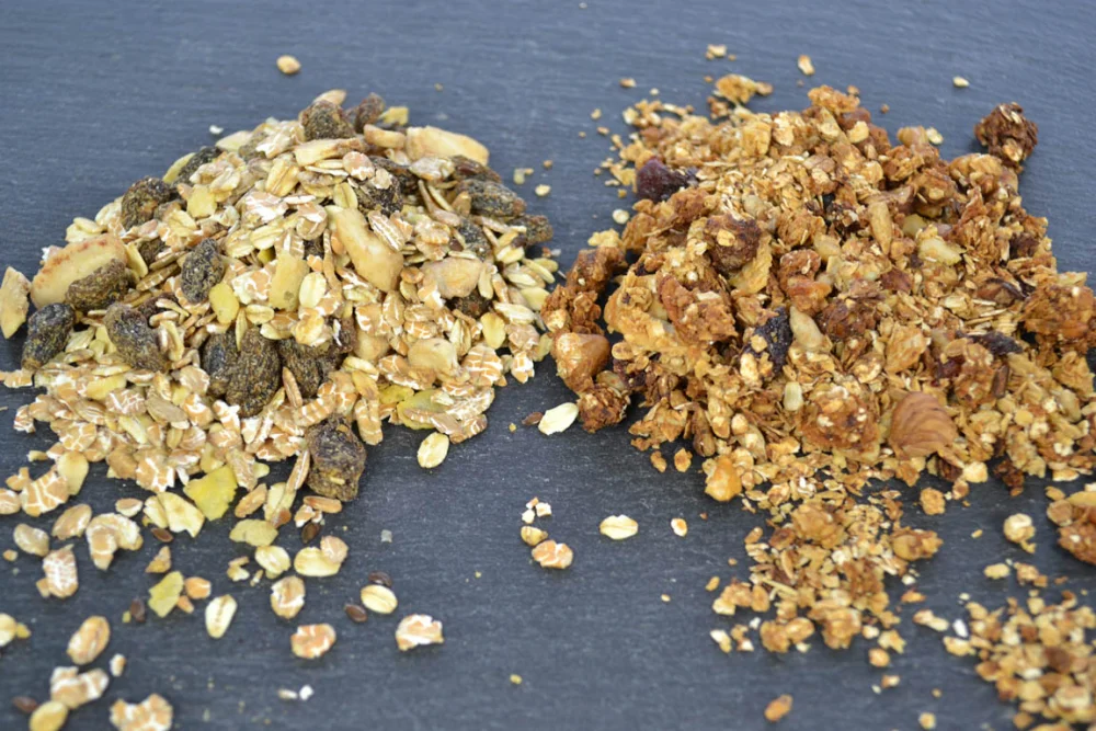 Diferencia entre granola y muesli