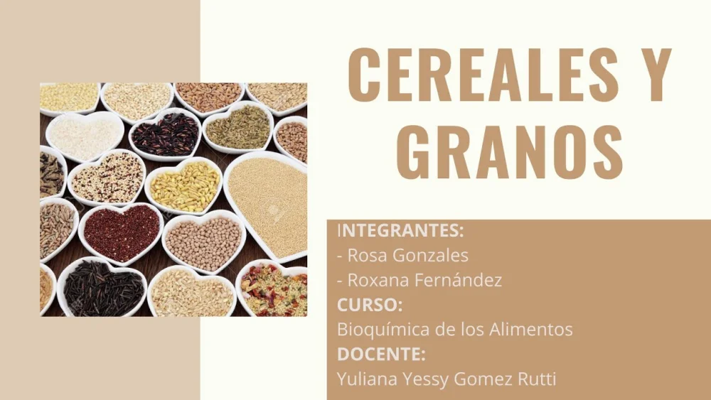 Diferencia entre granos y cereales