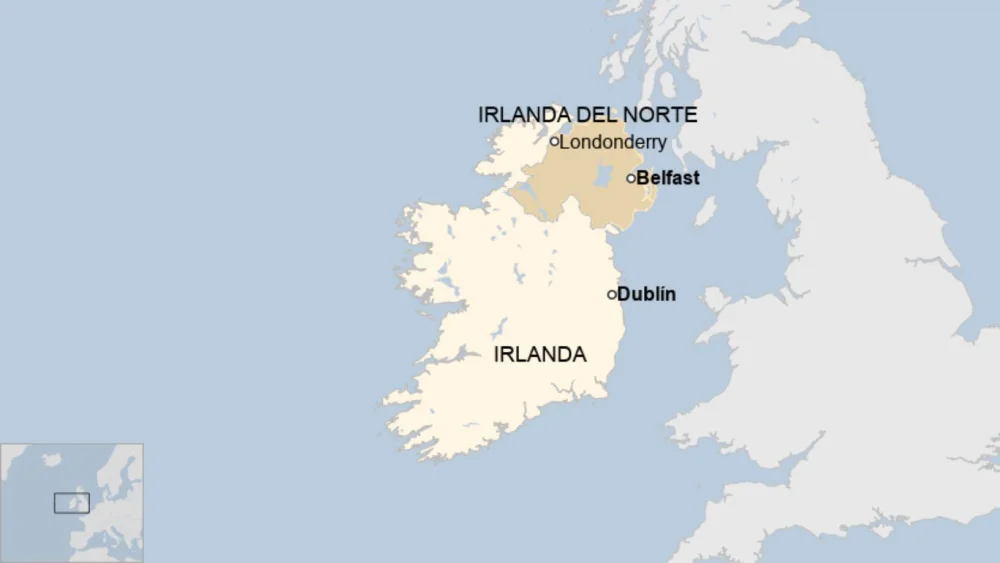Diferencia entre Irlanda e Irlanda del Norte