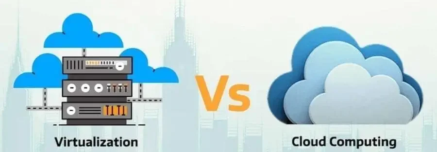 Diferencia entre la nube y la virtualización
