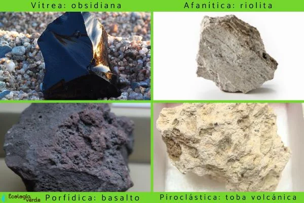 Diferencia entre rocas plutónicas y volcánicas