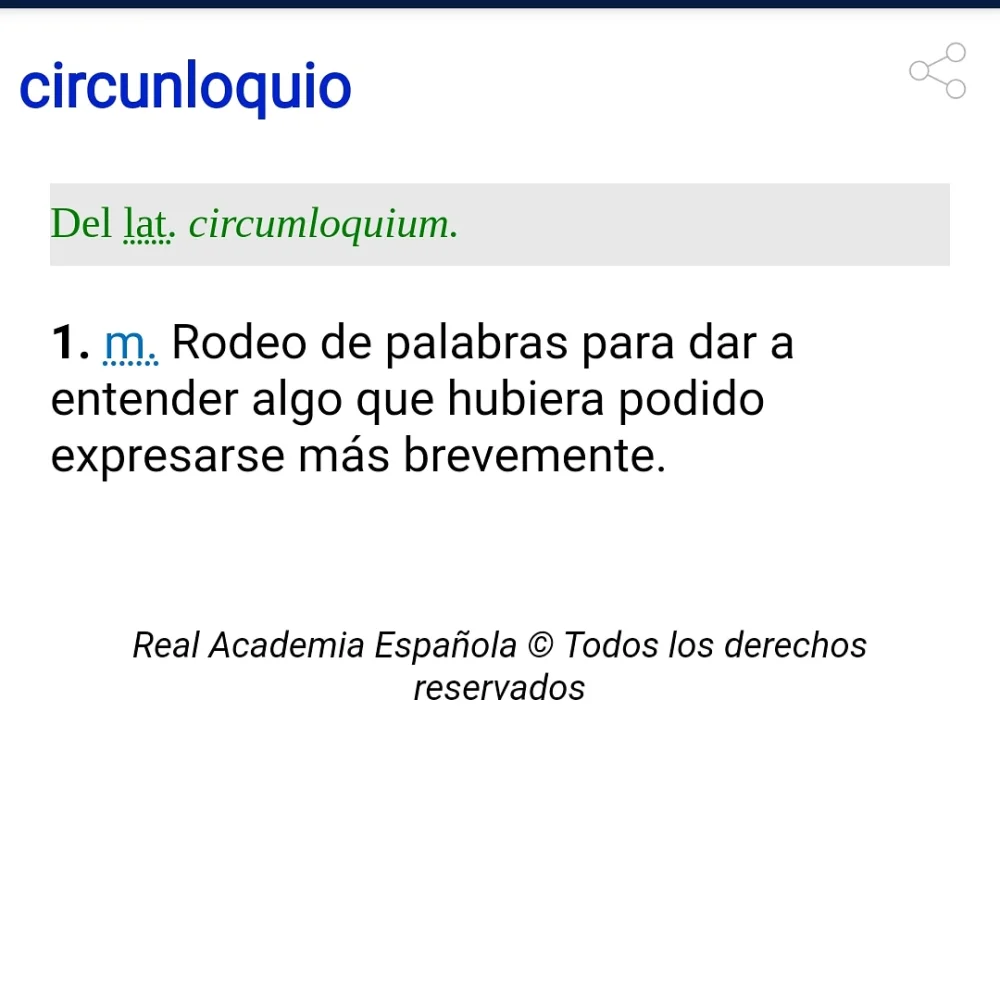 ¿Qué es la circunloquia?