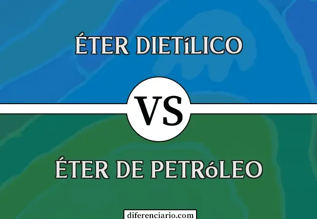 Diferencia entre éter dietílico y éter de petróleo