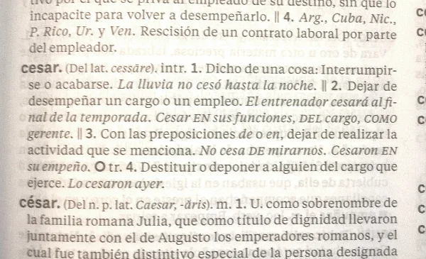 Diferencia entre cesar y confiscar
