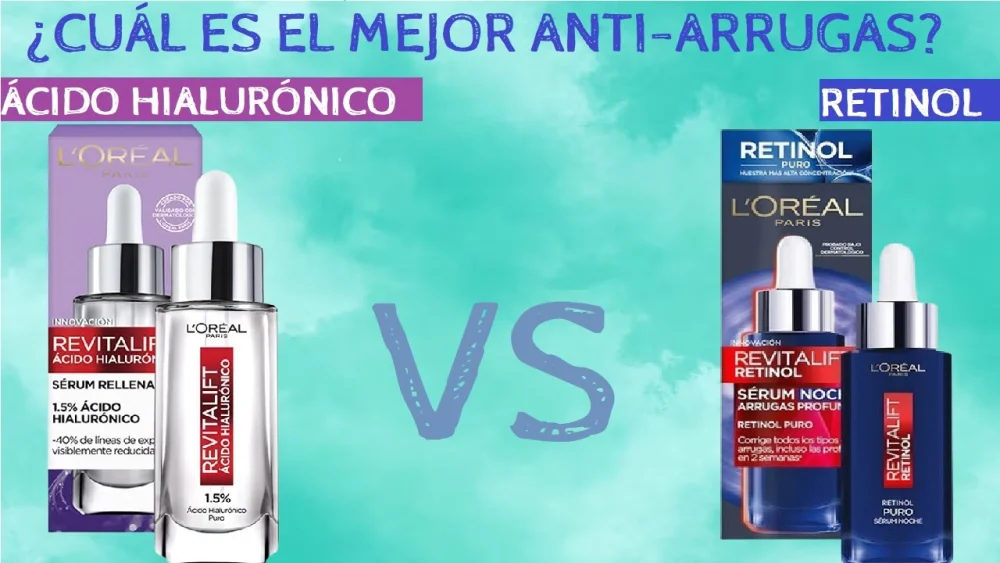 Diferencia entre el retinol y el ácido hialurónico