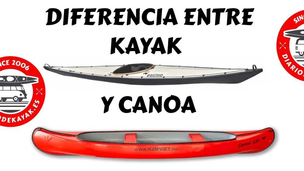 Diferencia entre kayak y canoa