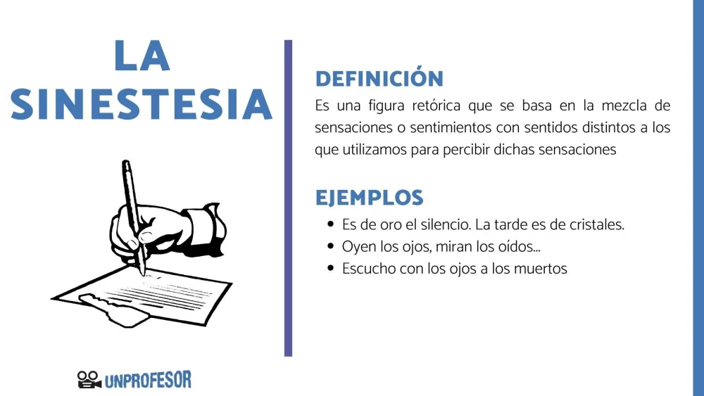 ¿Qué es la sinestesia en la literatura?