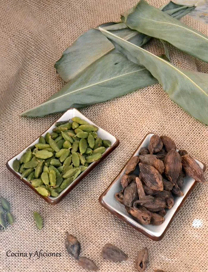 Diferencia entre el cardamomo verde y el negro