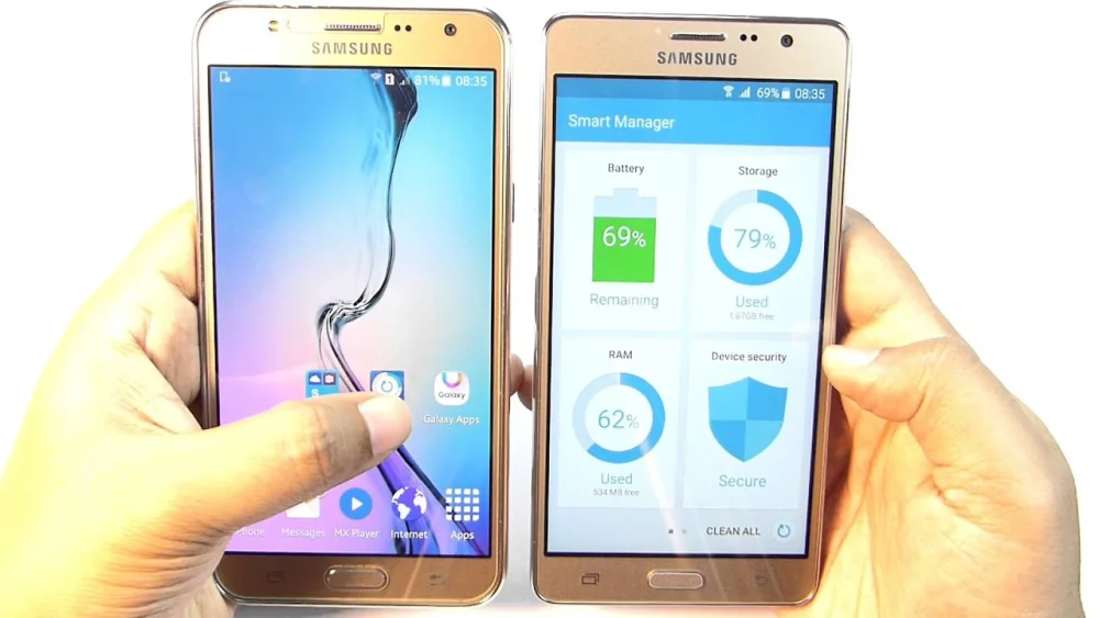 Diferencia entre el Samsung Galaxy J7 y el On7