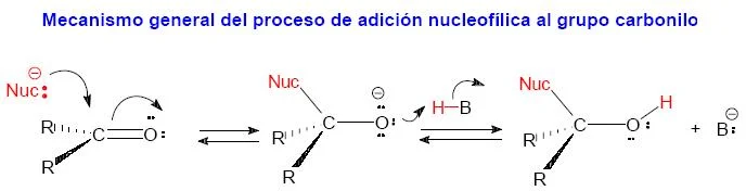 Diferencia entre la reacción de adición electrofílica y nucleófila