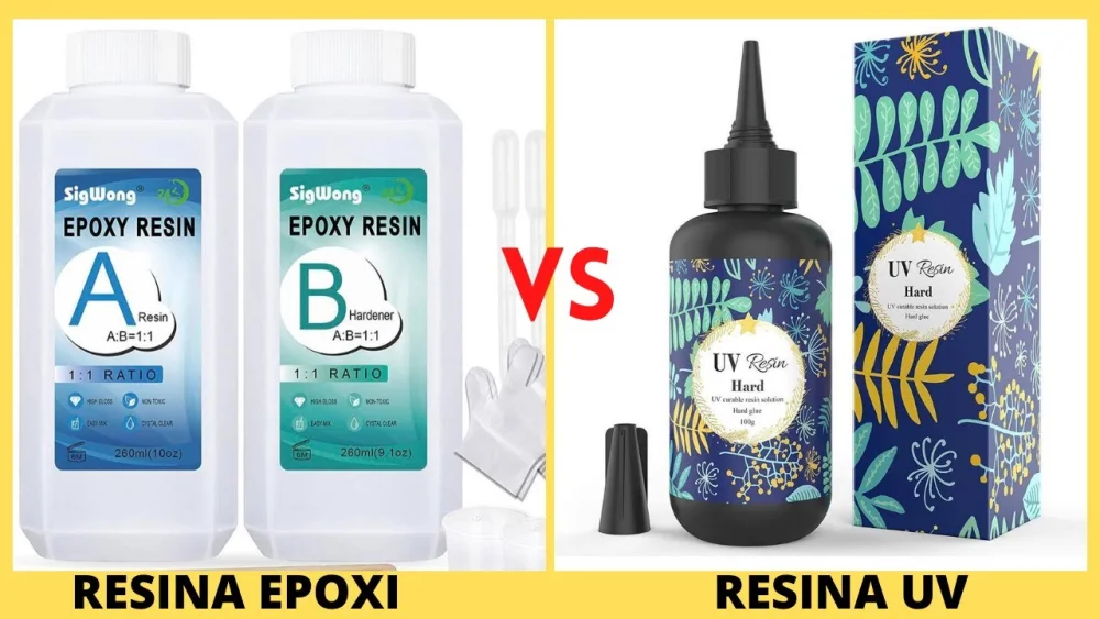 Diferencia entre la resina epoxi y la resina UV