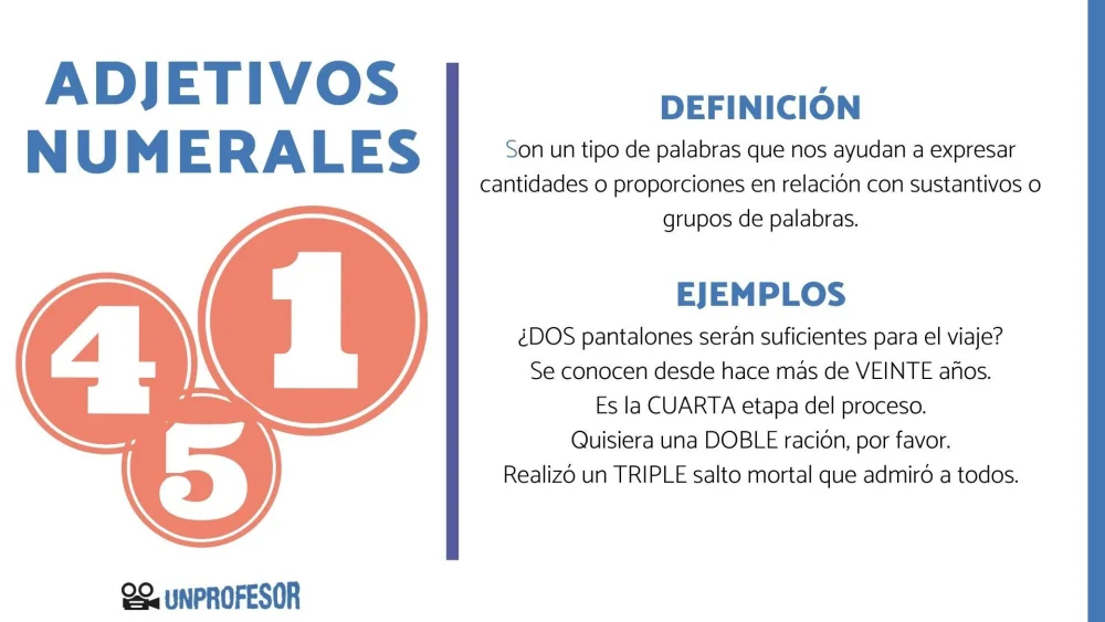Diferencia entre adjetivo de número y cantidad Idiomas