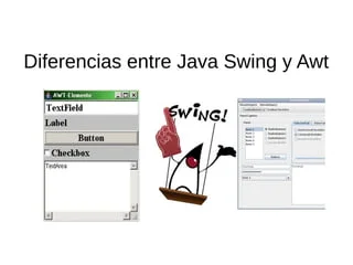Diferencia entre AWT y Swing en Java