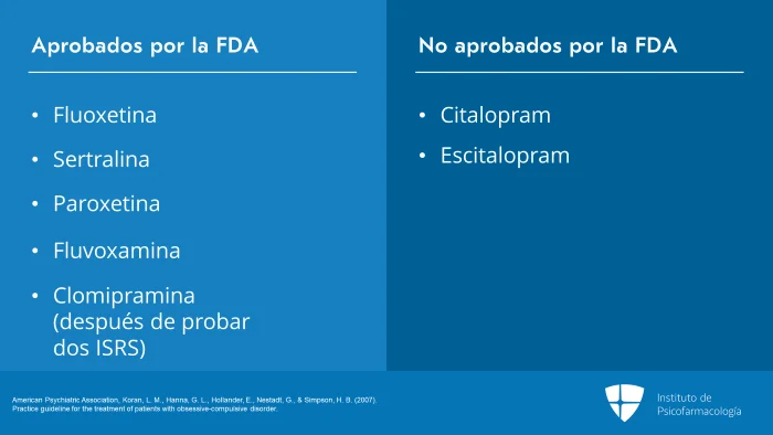 Diferencia entre citalopram y fluoxetina