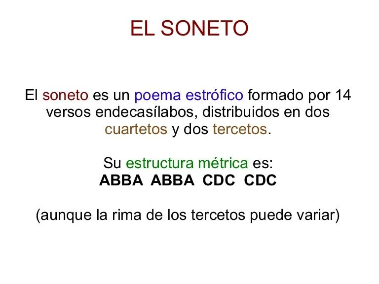 Diferencia entre el soneto italiano y el soneto inglés