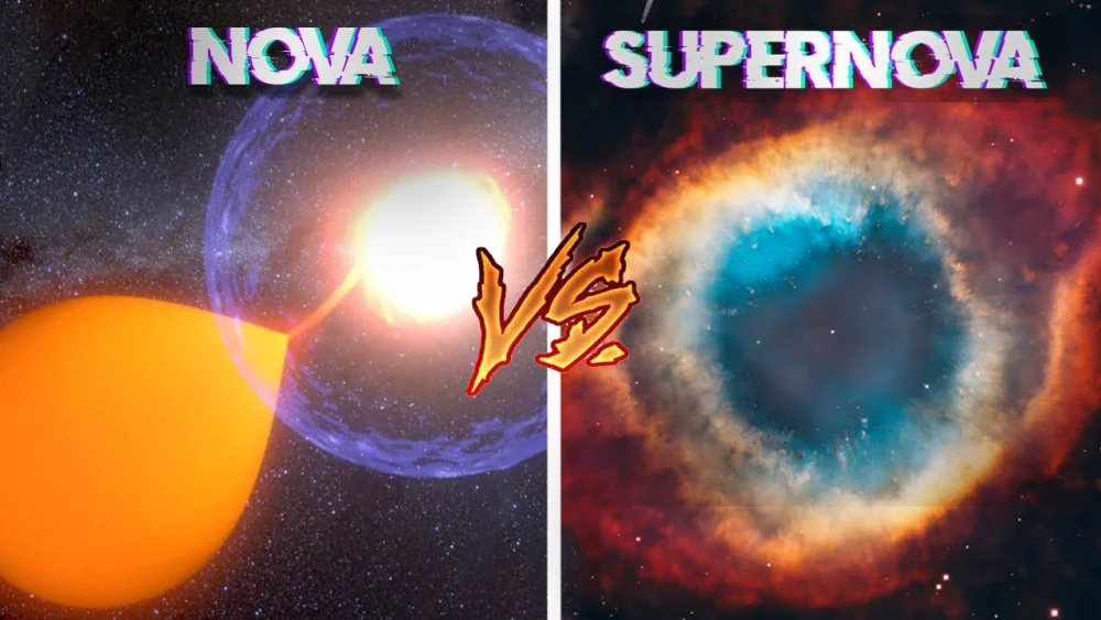 Diferencia entre nova y supernova
