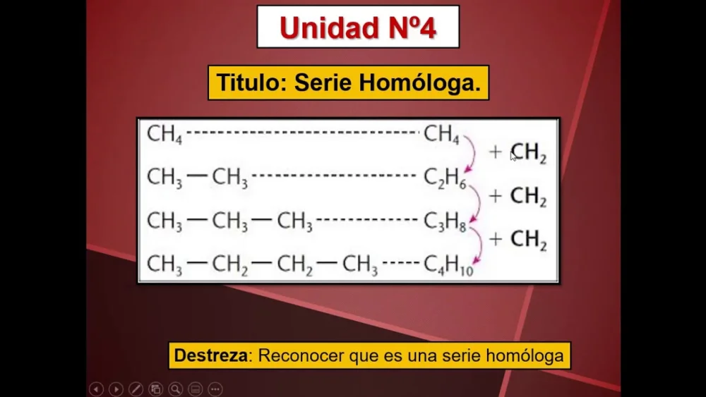 ¿Qué es una serie homóloga?