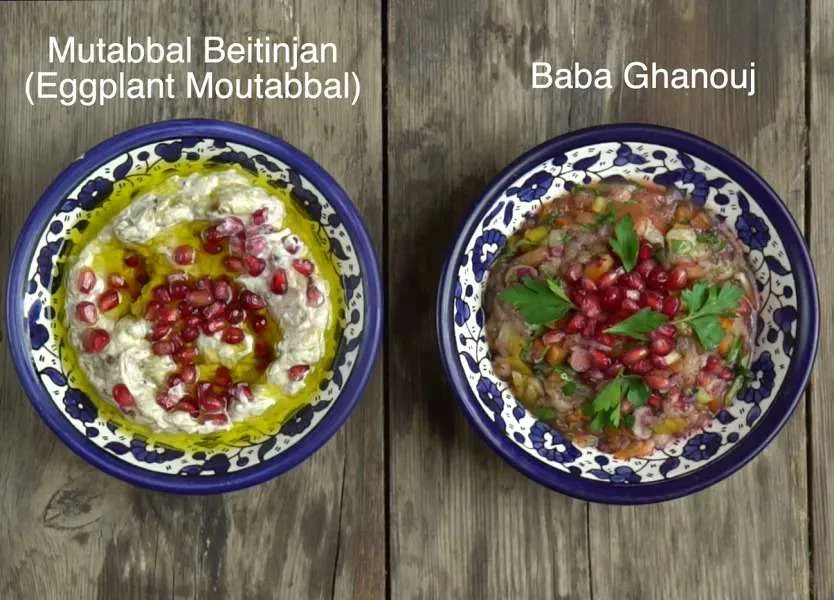 Diferencia entre Baba Ganoush y Moutabal