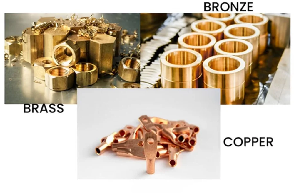 Diferencia entre el cobre y el bronce