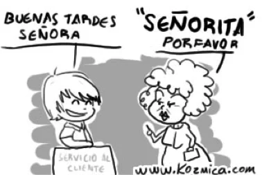 Diferencia entre señorita y señorita