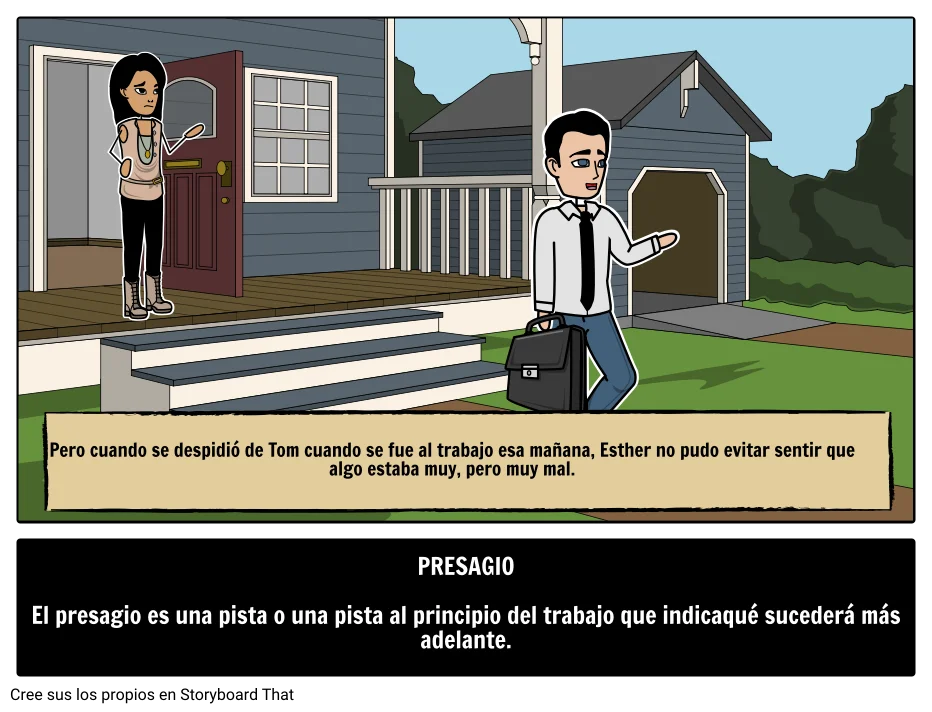 ¿Qué significa el recurso literario presagio?