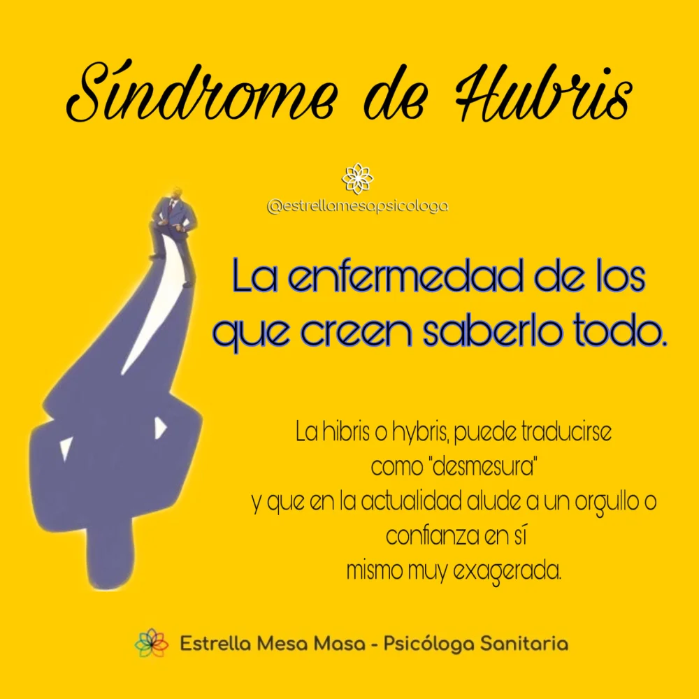 ¿Qué significa Hubris?
