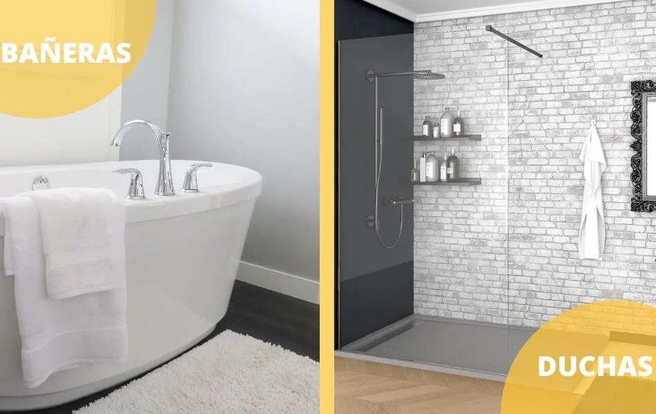 Diferencia entre bañera y ducha