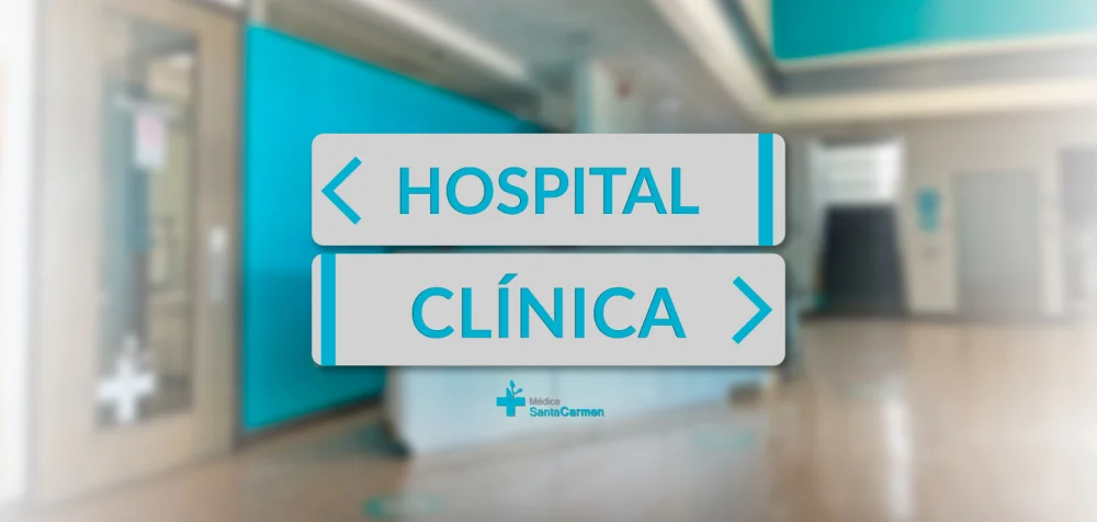 Diferencia entre clínica y hospital