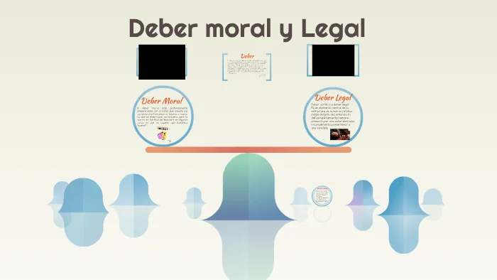 Diferencia entre el deber moral y el deber legal
