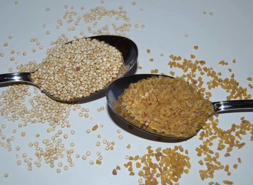 Diferencia entre el trigo bulgur y la quinua