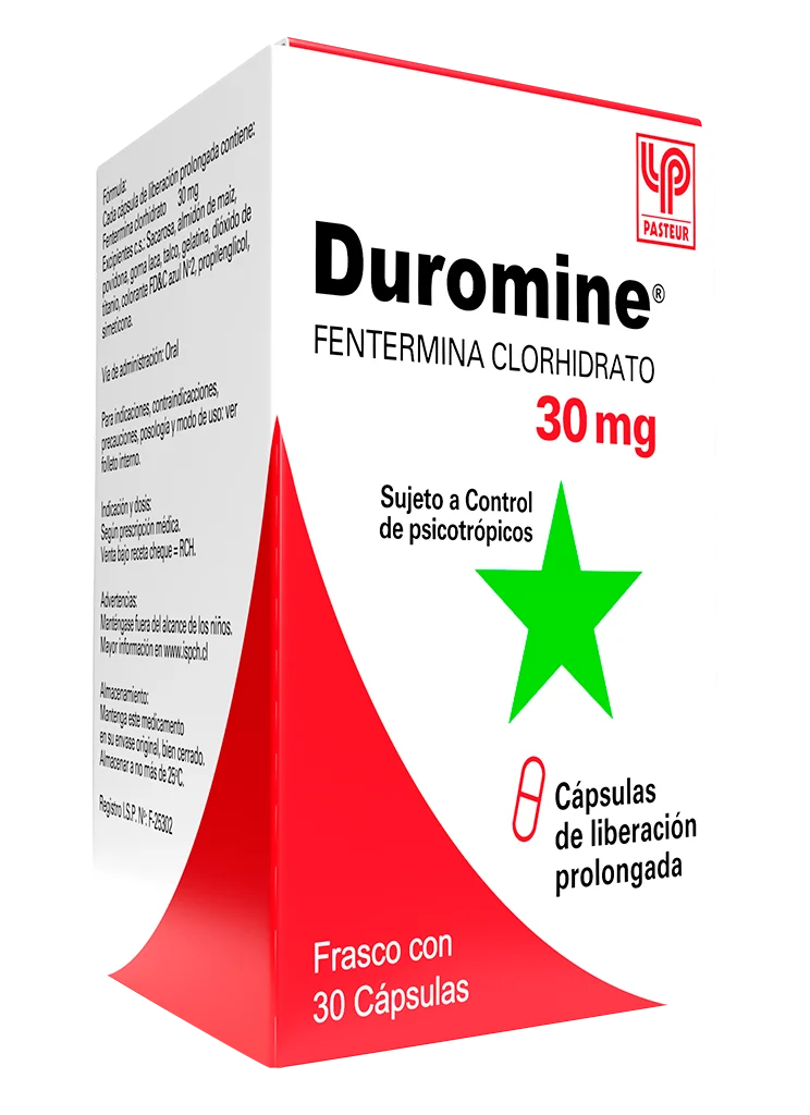 Diferencia entre fentermina y duromina
